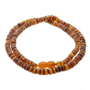 Raw amber necklace for mom
